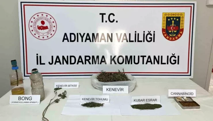 Adıyaman’da Esrar Operasyonu: 150 Gram Esrar Ele Geçirildi